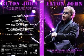 ELTON JOHN Live at The Radio City Music Hall, New York, NY 07/15/2004 DVD