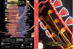 GUITAR GREATS Live At The Capitol Theater In Passaic, NJ 11-20-1984 (2 DVDs)