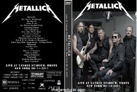 METALLICA Live at Yankee Stadium, Bronx, New York 09-14-2011 DVD