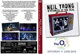 NEIL YOUNG Live At The O2 Arena, London, England 06-11-2016 DVD