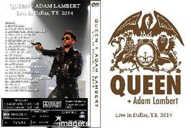 QUEEN + ADAM LAMBERT Live In Dallas, TX  2014 DVD