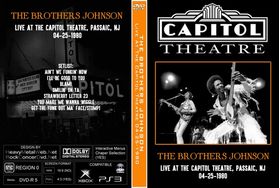 THE BROTHERS JOHNSON Live At The Capitol Theatre, Passaic, NJ 04-25-1980 DVD