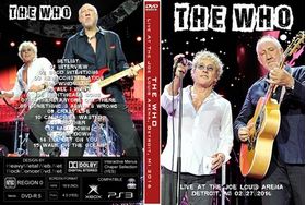 THE WHO  Live At The Joe Louis Arena, Detroit, MI 02/27/2016 DVD