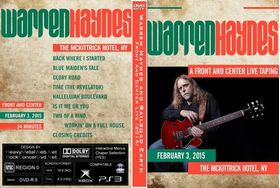 WARREN HAYNES AND RAILROAD EARTH Front and Center 2015 DVD