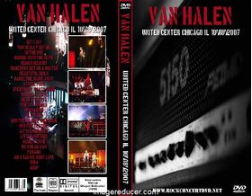 VAN HALEN United Center, Chicago, IL  10/18/2007  (2 DVDs)