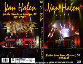 VAN HALEN Quicken Loans Arena, Cleveland, OH 10/10/2007 DVD