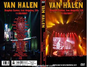 VAN HALEN Staples Center, Los Angeles, CA 11/20/2007 DVD