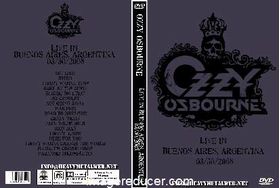 OZZY OSBOURNE Live In Buenos Aires, Argentina 03/30/2008 DVD