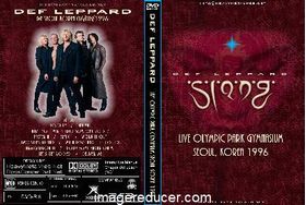 DEF LEPPARD Live Olympic Park Gymnasium Seoul, Korea 06/08/1996 DVD