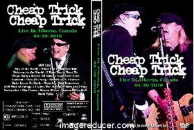 CHEAP TRICK  Live Alberta, Canada 03/20/2010 DVD