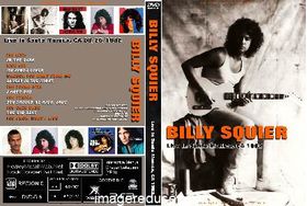 BILLY SQUIER Live In Santa Monica, CA 08/25/1982 DVD