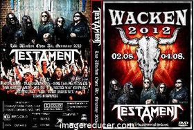 TESTAMENT Live Wacken Open Air, Germany 2012 DVD (UPGRADE)
