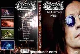 OZZY OSBOURNE Ultimate Sin Tour 1986 DVD