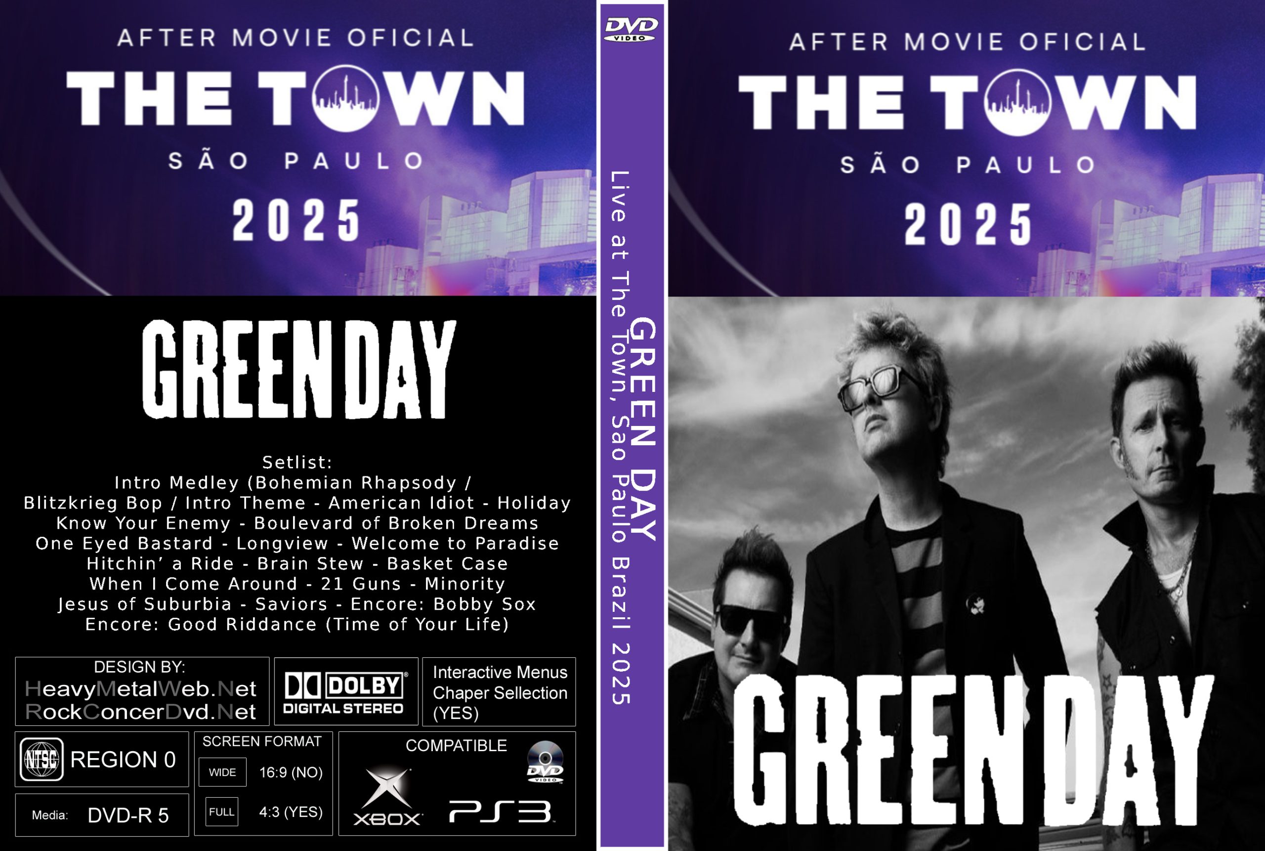 GREEN DAY Live at The Town, Sao Paulo Brazil 2025 GREEN DAY Live at The Town, Sao Paulo Brazil 2025 (2 DVDs)