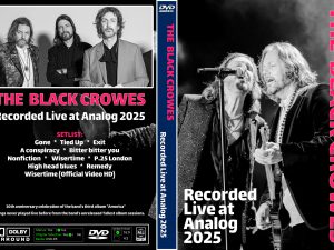 THE BLACK CROWES Recorded Live at Analog 2025 DVD
