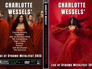 Charlotte Wessels performs live with The Obsession at Dynamo Metalfest 2025 featuring Chasing Sunsets, Dopamine, Ode To The West Wind and The Exorcism.