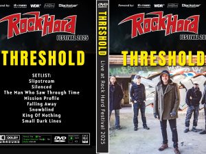 Threshold performs live at Rock Hard Festival 2025 featuring Slipstream, Mission Profile, King of Nothing and Small Dark Lines.