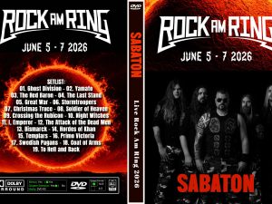 SABATON Live At The Rock Am Ring 2026 DVD
